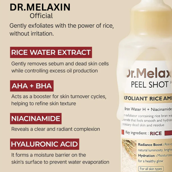 Rice husk ampoule Dr. Melaxin™