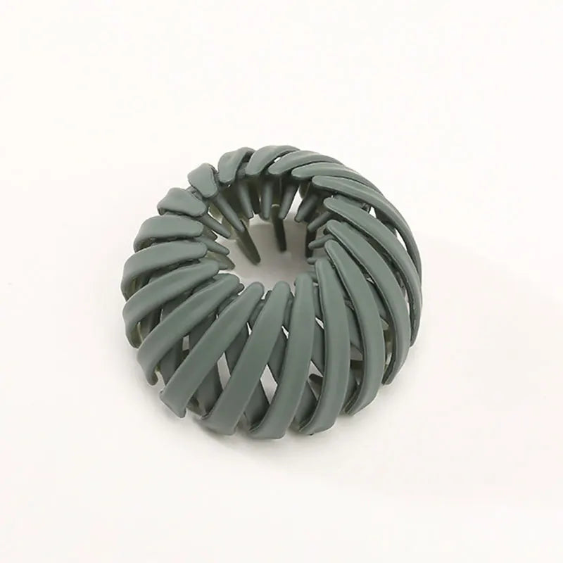 Lazy Bird's Nest Plate Hairpin