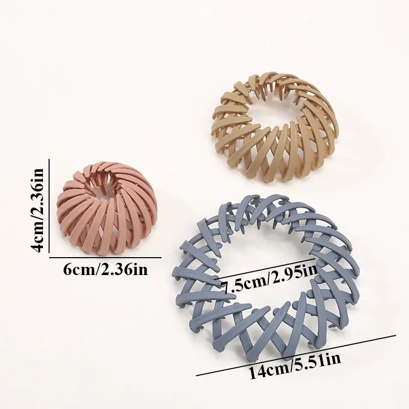 Lazy Bird's Nest Plate Hairpin