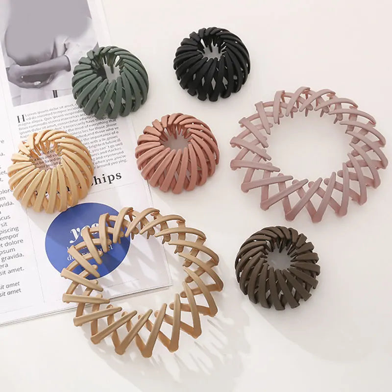 Lazy Bird's Nest Plate Hairpin