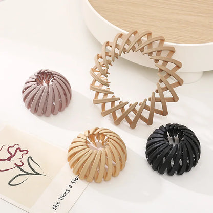 Lazy Bird's Nest Plate Hairpin